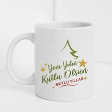 Yılbaşı Temalı Baskılı Kupa