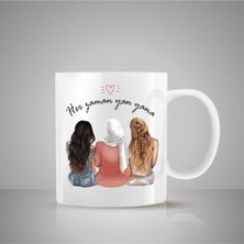 Arkadaşa Hediye Baskılı Kupa Bardak