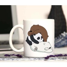 Uyuyan Ayı Baskılı Kupa Bardak