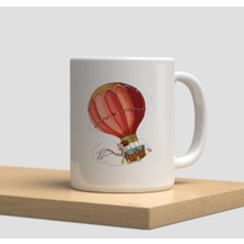 Beyaz Kupa Bardak A179 - Kedi Sevgililer Günü Aşk Sevgi Arkadaşlık Dostluk Kardeşlik