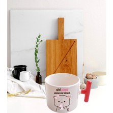 Kimse Kilo Vermedi Kırmızı Kulplu T Kupa