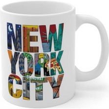 New York City Baskılı Kahve Kupası Hediyelik Eşya Hediyelik Kupa