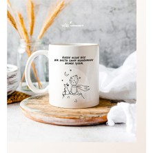 Öğretmene Hediye Küçük Prens Kupa Bardak - Eşsiz Bir Duygusal Jest