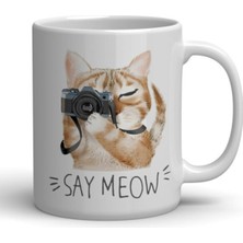 Kedi Baskılı Bardak