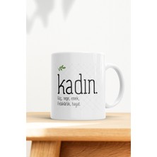 Kadın Baskılı Kupa Bardak