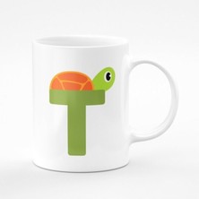 T Harfli Çocuklar Için Baskılı Kupa/bardak