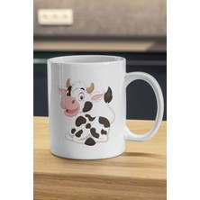 Buzağı | Süt Danası | Yavru Inek Kupa | Buzağı Baskılı Kupa Bardak | Çocuklar Için Kupa Bardak