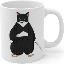 Ninja Kedi Baskılı Kupa Bardak