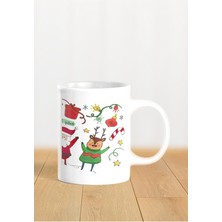 Hediyelik Yeniyıl / Yılbaşı / Noel Baba Baskılı Kupa Bardak