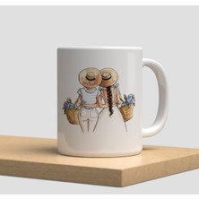 Beyaz Kupa Bardak A81 - Kardeşlik Arkadaşlık Dostluk Sevgi Aşk