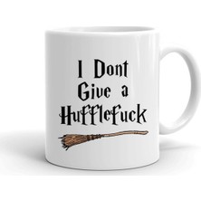 Hufflefuck Baskılı Seramik Beyaz Kupa