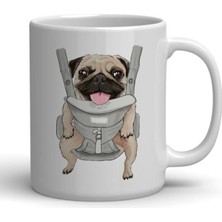 Pug Köpek Baskılı Bardak