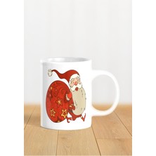 Hediyelik Yeniyıl / Yılbaşı / Noel Baba Baskılı Kupa Bardak