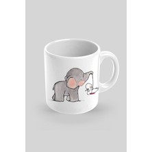 Baskılı Porselen Kupa Bardak