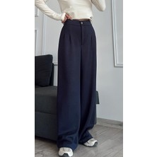 Madame Melek Orjinal Marka Modal Kumaş Bel Lastikli Palazzo Pantolon