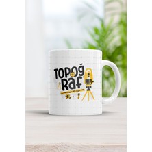 Topoğraf Tasarım Baskılı Kupa Bardak