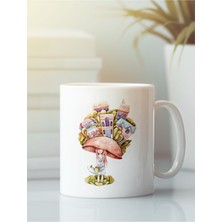 Beyaz Kupa Bardak G127 Aşk Dostluk Arkadaşlık Sevgi Kardeşlik Doğumgünü