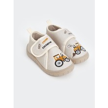 Liarca Erkek Çocuk Bej Cırt Cırtlı Günlük Ayakkabı – Yumuşak Tabanlı, Rahat ve Hafif Panduf