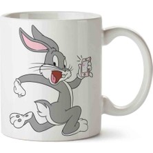 Bugs Bunny Telefon Porselen Kupa Bardak