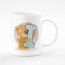 I Harfli Ayıcıklı Çocuklar Için Baskılı Kupa