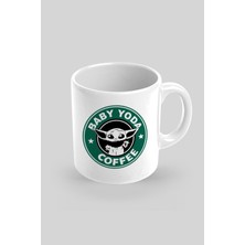 Baby Yoda Coffee Baskılı Kupa Bardak