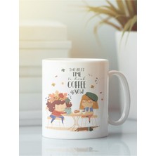 Beyaz Kupa Bardak Arkadaşlık Dostluk Kardeşlik