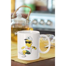 Bart Simpson Baskılı Porselen Kupa Bardak