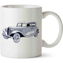 Carro Vintage Porselen Kupa Bardak