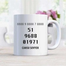 Konsantrasyon Sayı Sekans Kişiye Özel Kupa Bardak