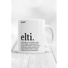 Elti Açıklamalı Baskılı Kupa Bardak