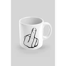 Orta Parmak Baskılı Kupa Bardak