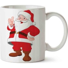 Noel Baba Yıl Başı Porselen Kupa Bardak