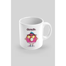 Donuts Baskılı Kupa Bardak