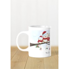 Hediyelik Yeniyıl / Yılbaşı / Noel Baba Baskılı Kupa Bardak