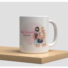 Beyaz Kupa Bardak A225 - Aşk Sevgi Arkadaşlık Dostluk Kardeşlik Seyahat Tatil Macera Gezi Dünya