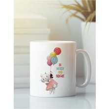 Beyaz Kupa Bardak G122 Aşk Yeniyıl Yılbaşı Noel Dostluk Arkadaşlık Sevgi Kardeşlik Doğumgünü