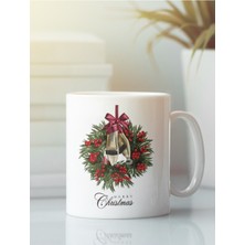 Beyaz Kupa Bardak Yeni Yıl Yılbaşı