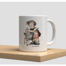 Beyaz Kupa Bardak A171 - Yeniyıl Yılbaşı Hediye Kış Mevsimi Kar Bulut