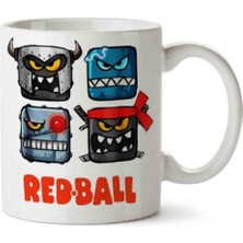 Redball Porselen Kupa Bardak