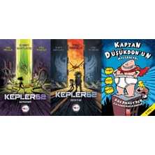 Can Çocuk KEPLER62 Davetiye + KEPLER62 Gerisayım + Kaptan Düşükdon 1.kitap 3 Kitap Set