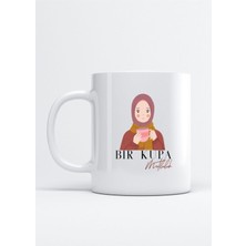 Bir Kupa Mutluluk Baskı Porselen Kupa Bardak