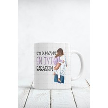 Sen Dünyanın En Iyi Babasısın Baskılı Kupa Bardak