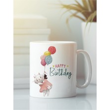 Beyaz Kupa Bardak G118 Aşk Dostluk Arkadaşlık Sevgi Kardeşlik Doğumgünü