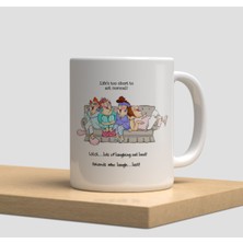 Beyaz Kupa Bardak A48- Seni Seviyorum Aşk Sevgi Dostluk Kardeşlik