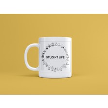 Student Life Baskılı Kupa Bardak