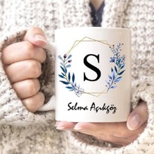 Isme Özel Baskılı Kupa Isim Baş Harfi Kişiselleştirilebilir Kupa Bardak