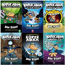Altın Yayınları Dav Pilkey Den 6 Kitap Set Köpek Adam Serisi