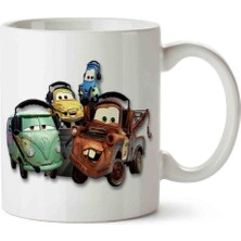 Cars Arabalar Porselen Kupa Bardak