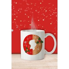 O Harfi Baskılı Seramik Beyaz Kupa