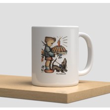 Beyaz Kupa Bardak A70 - Kahve Çay Aşkı